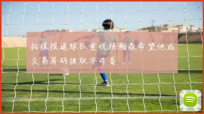 拓媒报道球队重视杨瀚森希望他成交易筹码换取字母哥